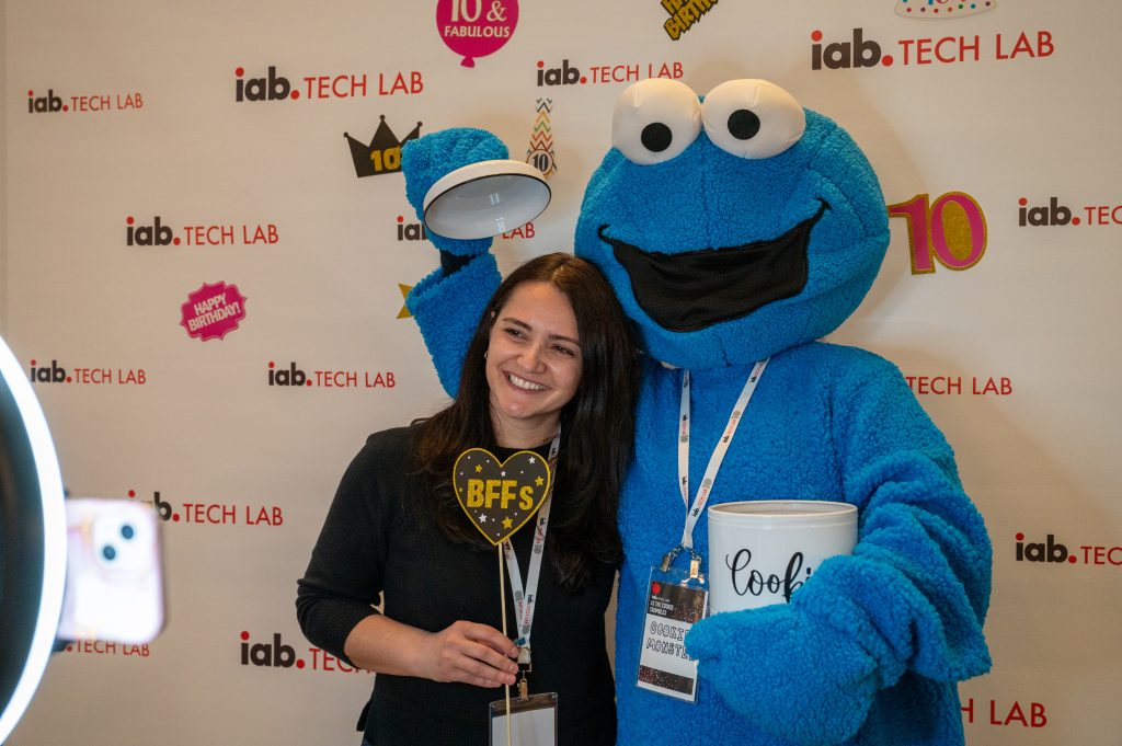 Cookie Monster at Tech Lab Event