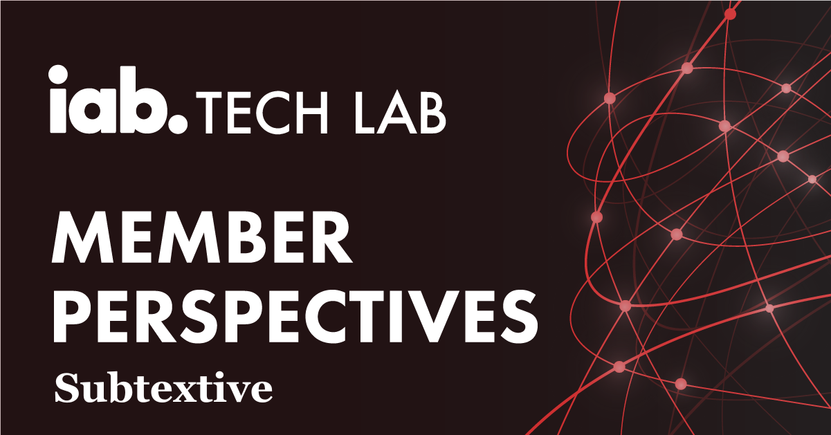 Member perspective from Subtextive