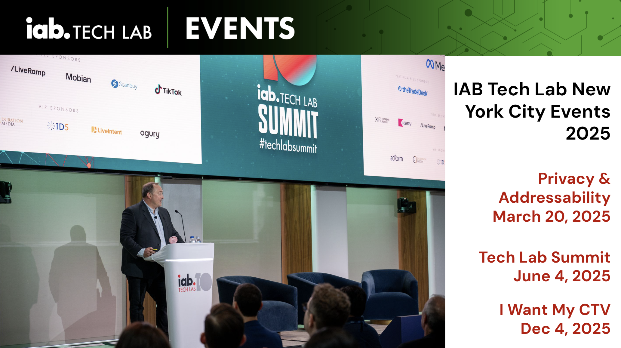 IAB Tech Lab NYC Events Season Pass