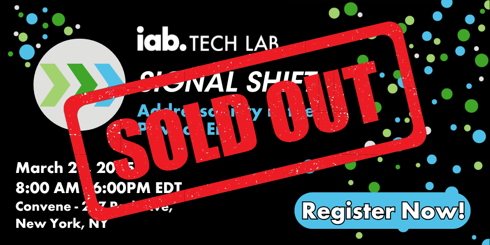 Signal Shift NYC is SOLD OUT