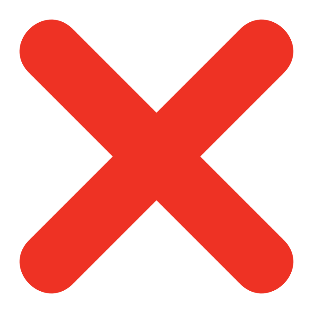 Red X